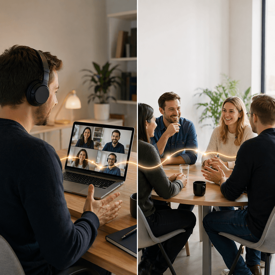 Comparison of online and in-person icebreaker games for adult groups